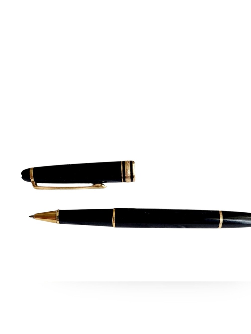 Montblanc "Meisterstück Classique" Black and Gold Rollerball Pen